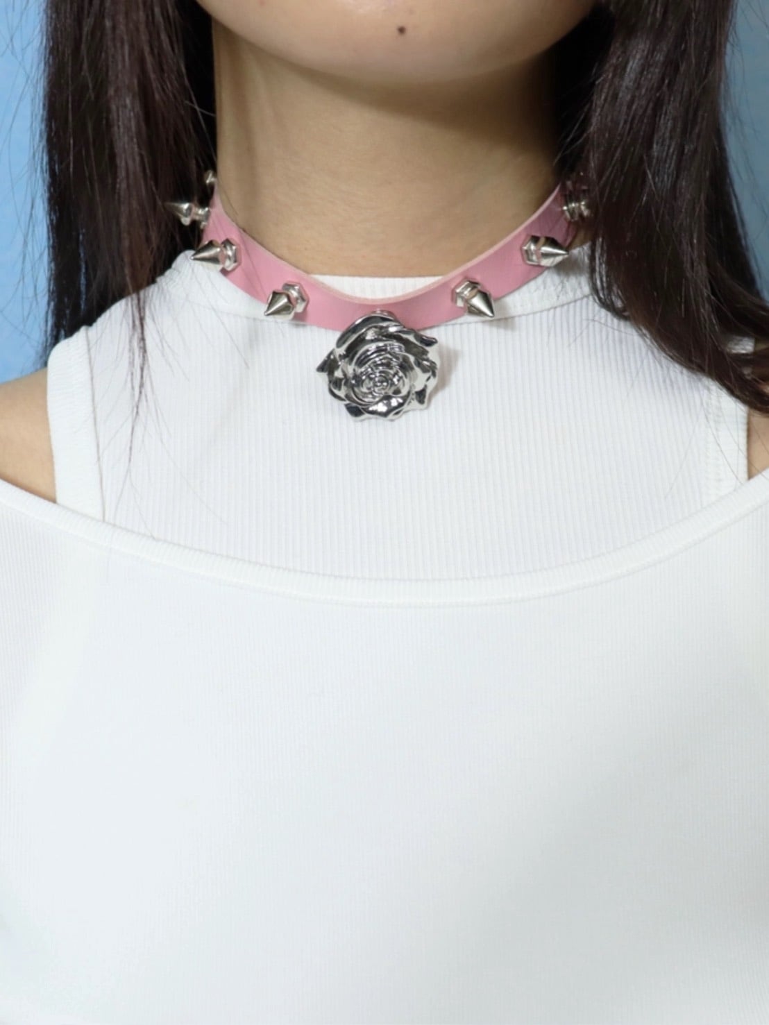 【HURJABOYACC】ROSE PUNK CHOKER