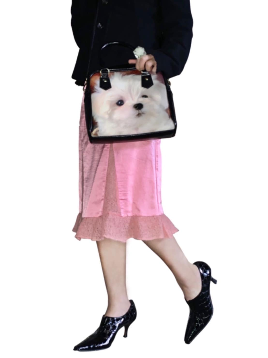 【HURJABOYACC】PUPPY LEATHER BAG