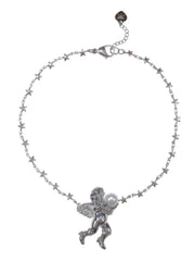 【HURJABOYACC】ANGEL WITH CHAIN CHAIN NECKLACE