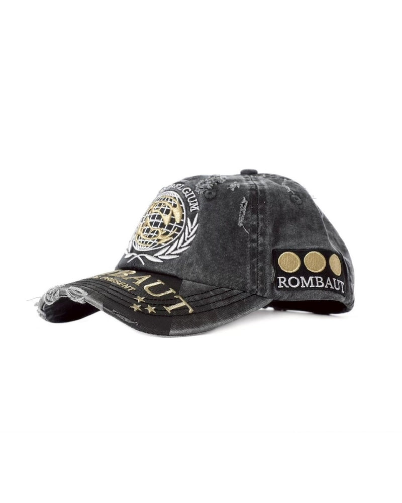 商品届いたらカラー確認【ROMBAUT】ROMBAUT CAP / 【ロンバウト】ロゴダメージウォッシュキャップ