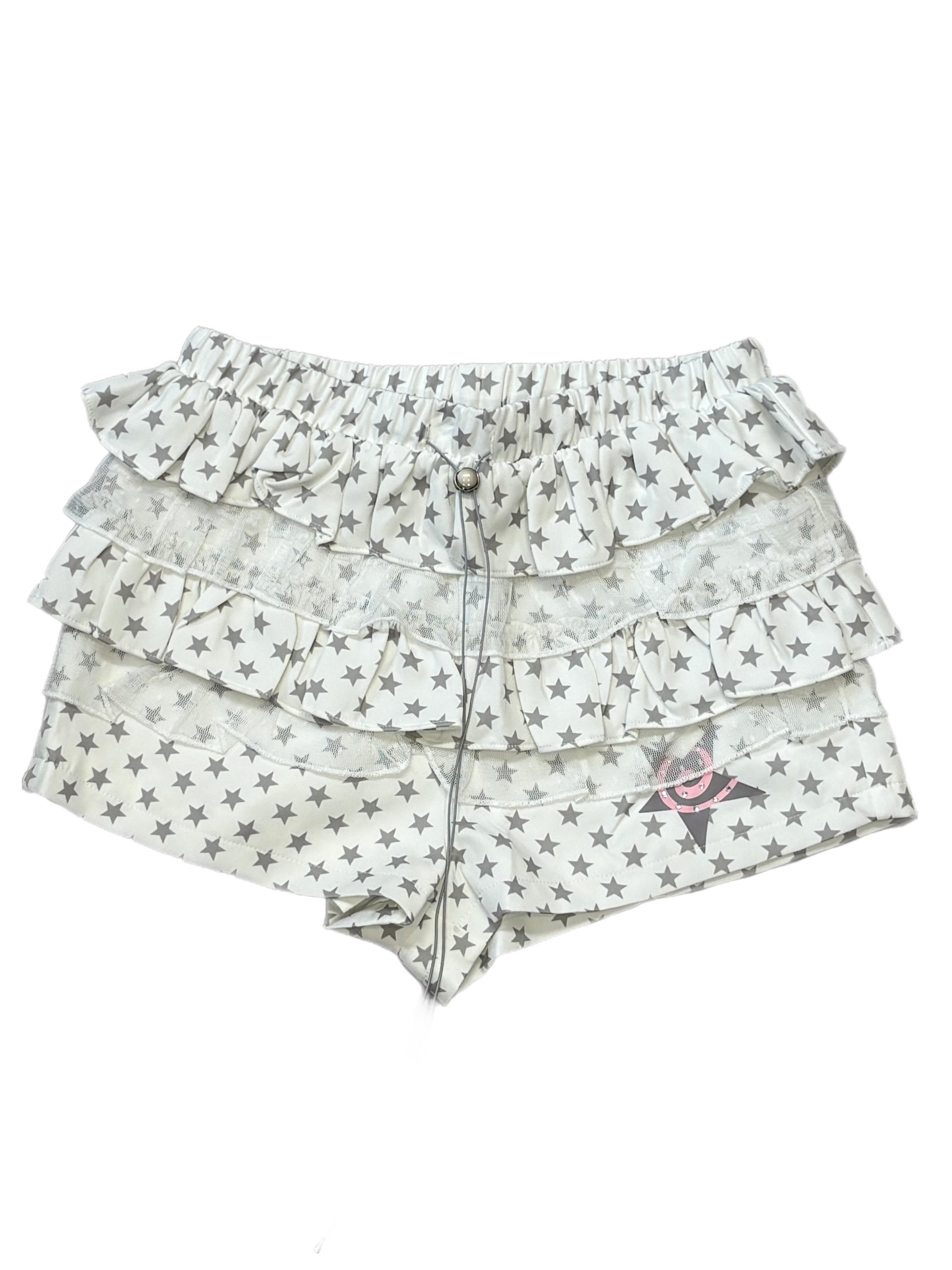 【Never mind the XU】star print skirt pants (3color)