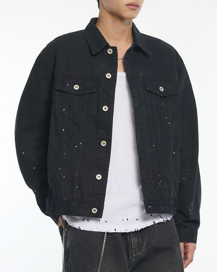 【NOMANUAL】PAINTED TRUCKER JACKET