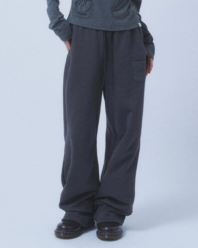 【TUOMIO】ROLL-UP BUTTON SWEATPANTS
