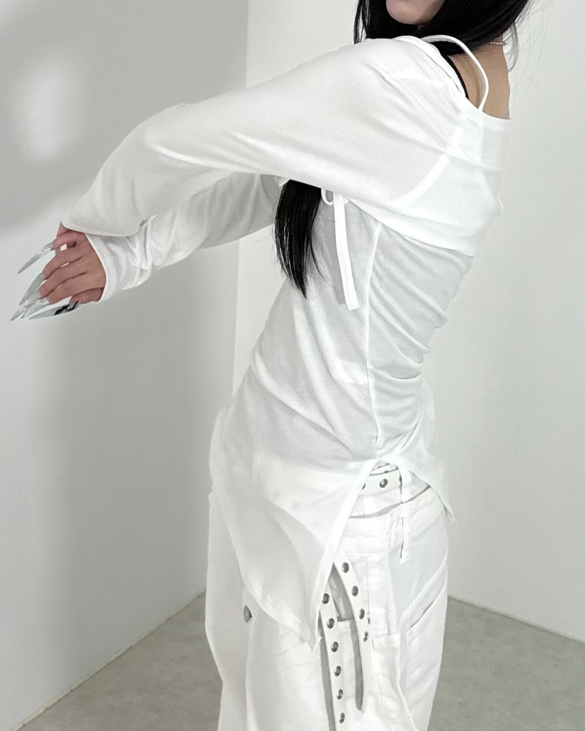 名古屋店WEB限定受注制【nmtc+】Eyelet Layered Bolero Set (3color)