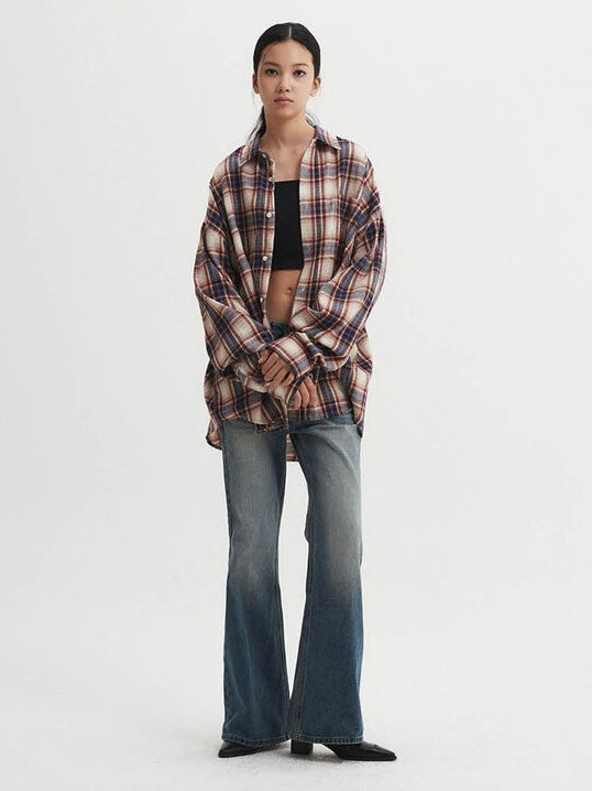 【DNSR】Signature Flare Denim Pants