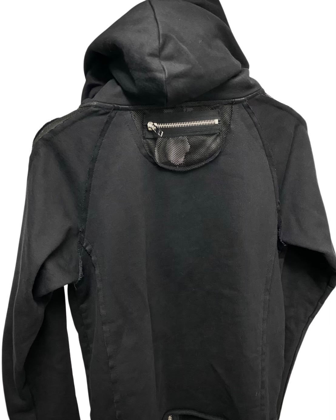 【YIKAI LABORATORY】COCOON ASYMMETRIC ZIPPER HOODIE