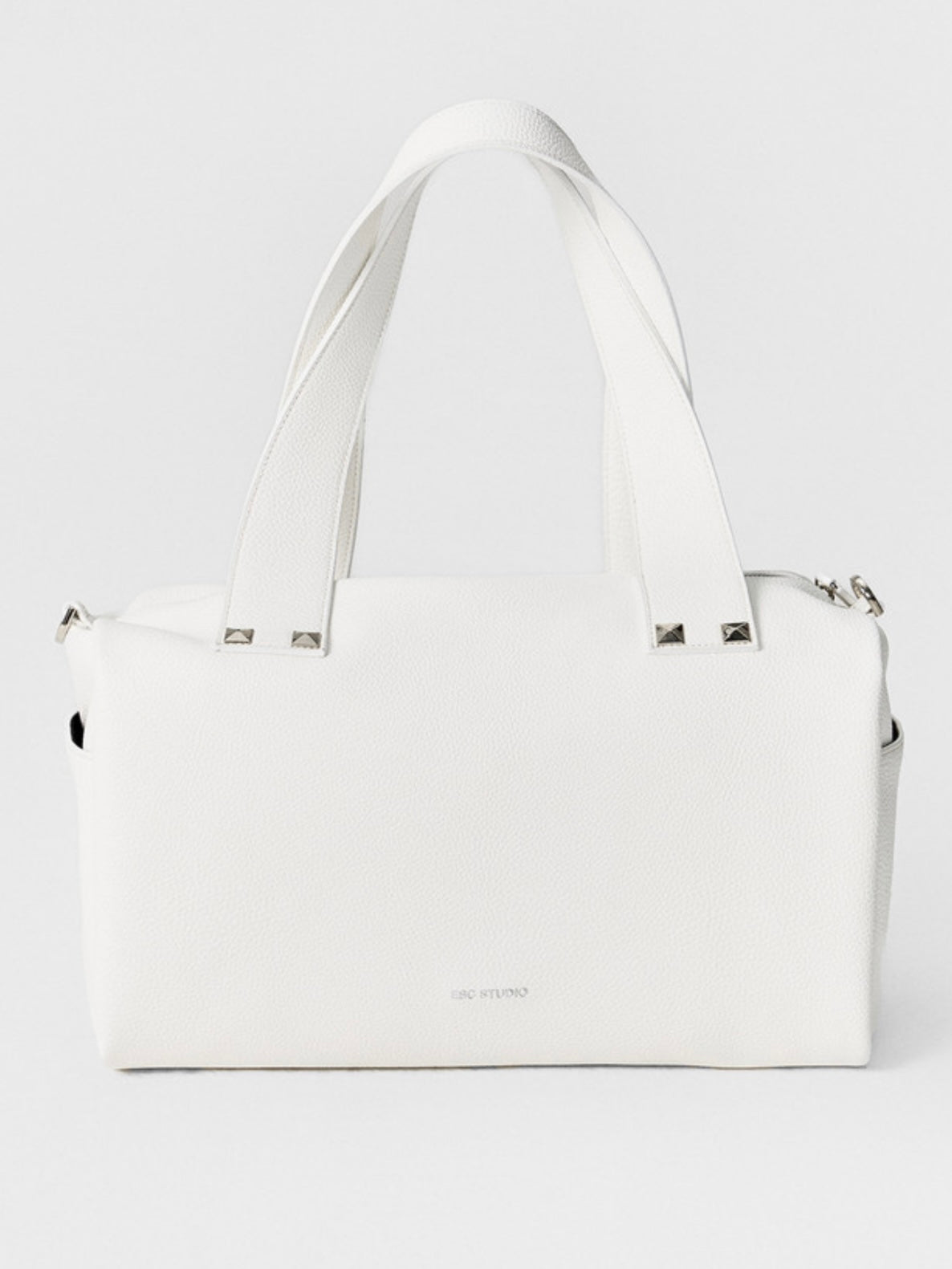 【ESC STUDIO】oversize studded shoulder bag