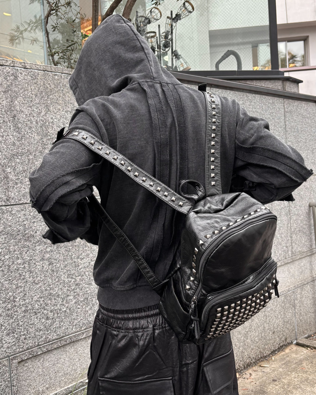 国際配送【Never mind the XU】Y2K Studded Utility Backpack（2color）