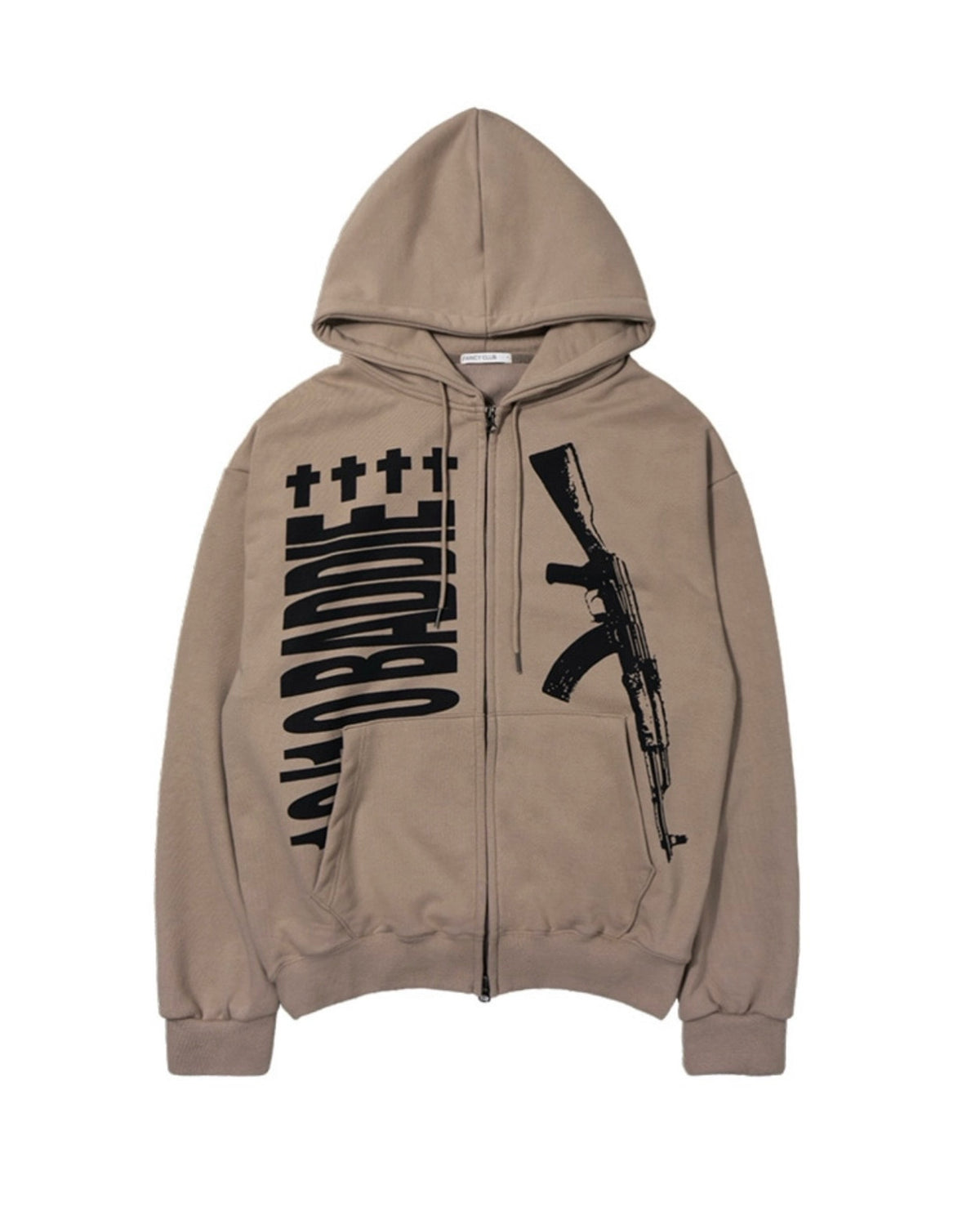 【FANCY CLUB】BADDIE HOODED ZIP-UP
