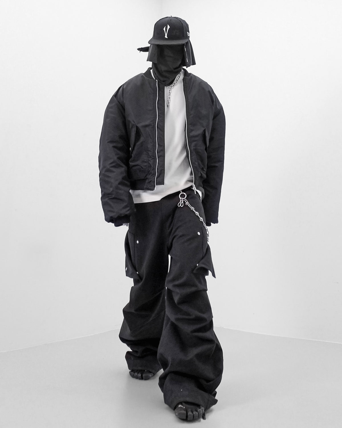 【roaringrad】26 Parachute Cargo Pants