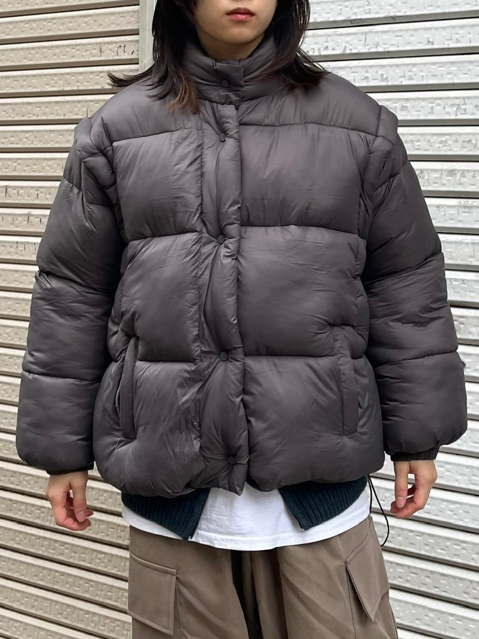 受注制【Chikashitsu +】2way padding jacket (4color)