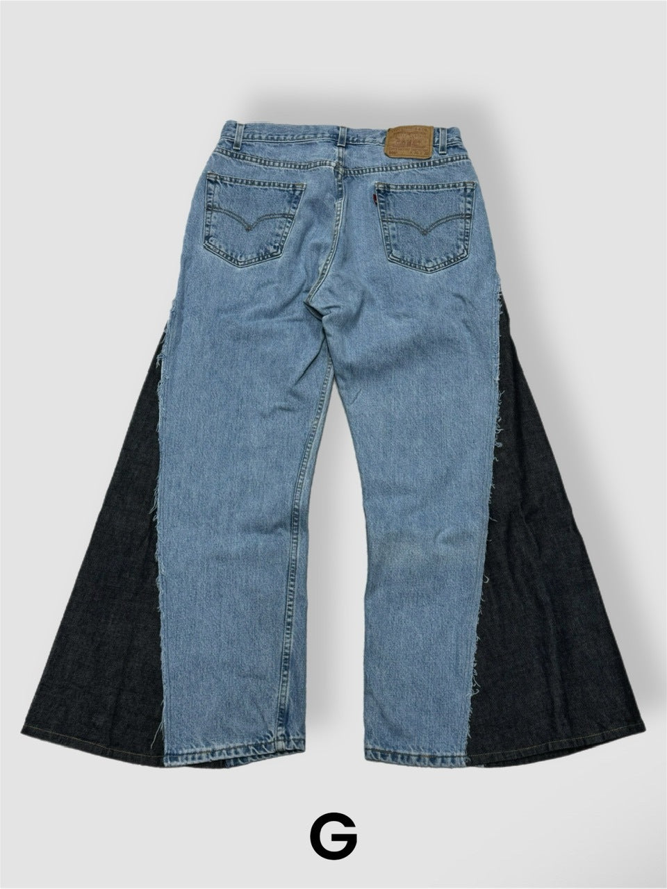 【Re +】newold docking flare denim pants (blue)