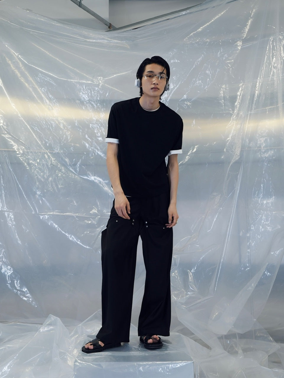 【CS】2-PIECE CROPPED PACK TEE