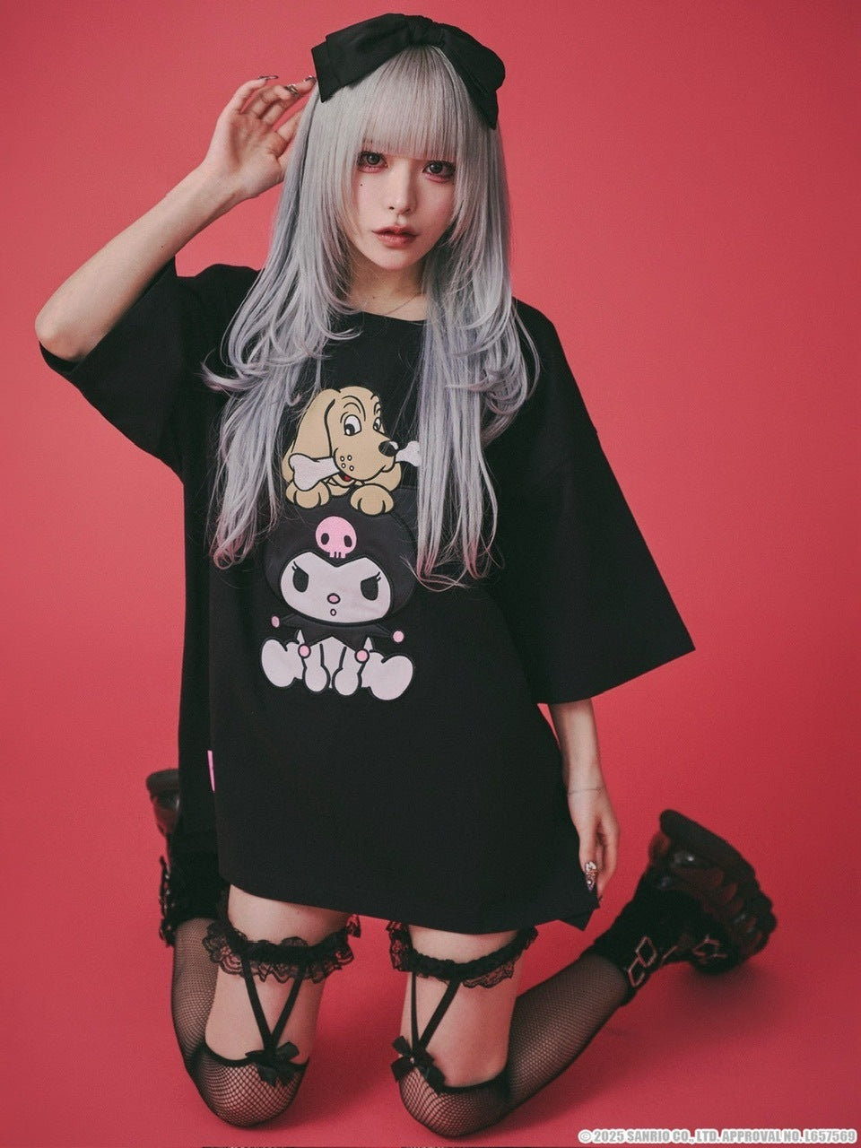 【GALFY×KUROMI】クロミちゃんとGALFYの半袖TEE