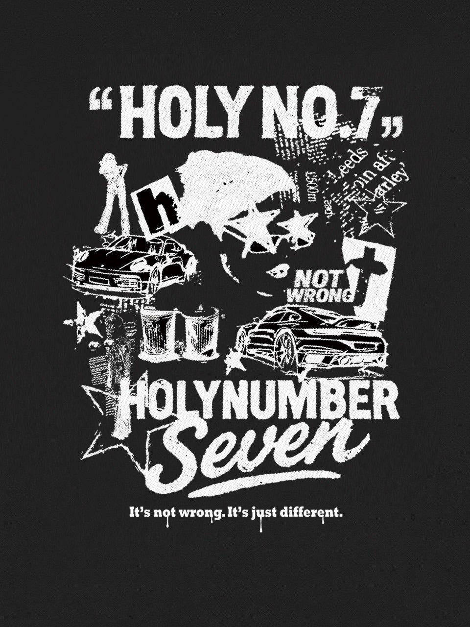 HOLY NUMBER 7】Graphics Archive Short Sleeve T-Shirt 5