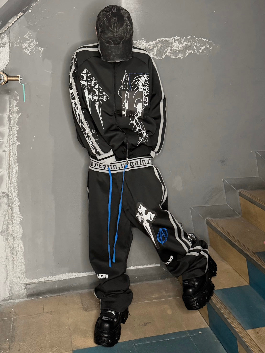 2/8 20:00発売 Pressing限定 【GALFY×CHAPI】コラボセットアップ (2color)