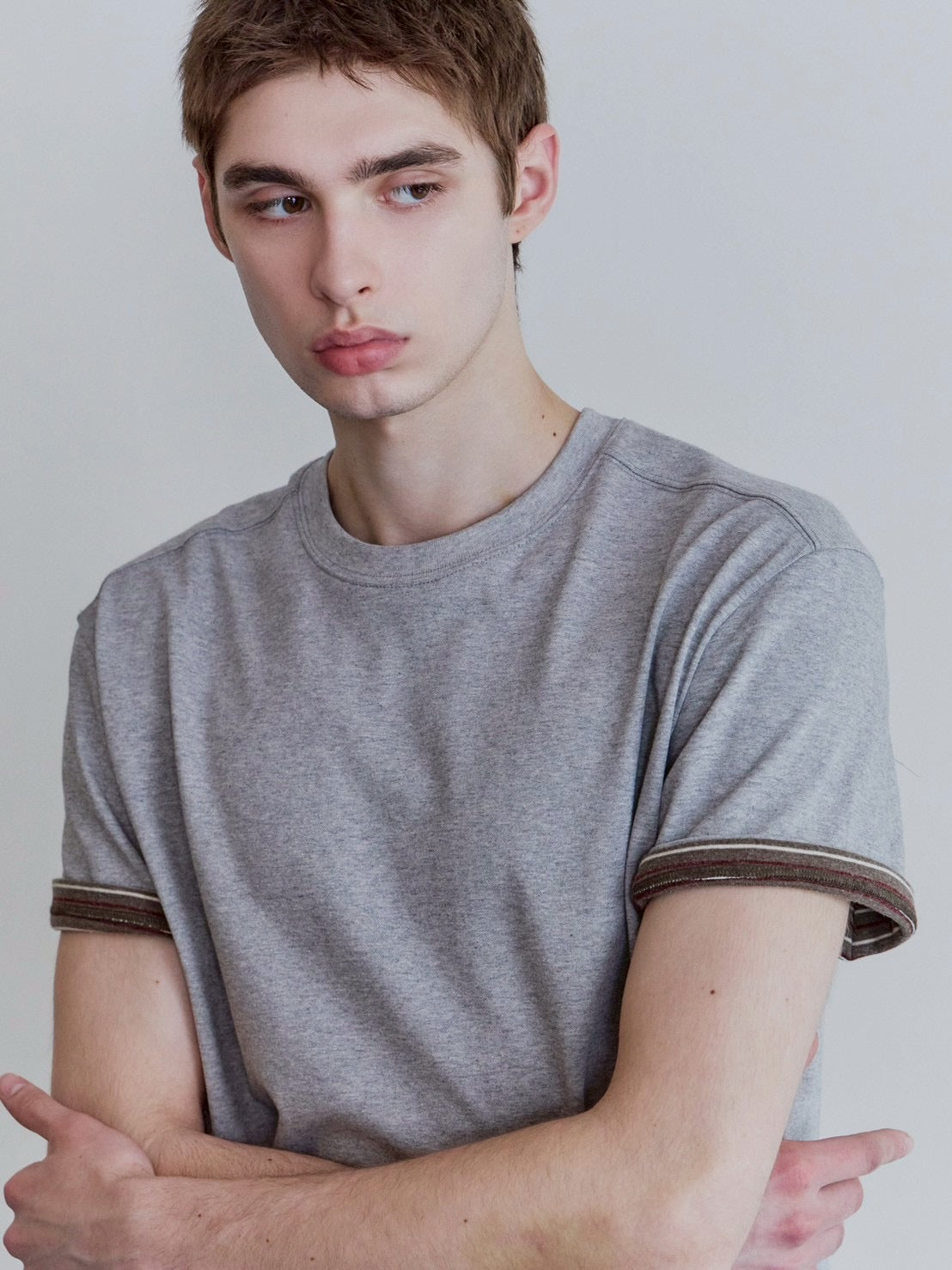 【Waviness】Stripe Layered T-shirts