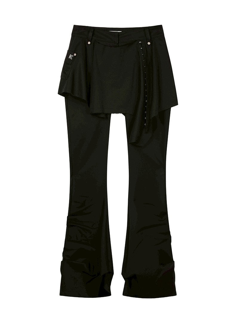 【ROCK CAKE】Bootcut Hook Skirt Pants