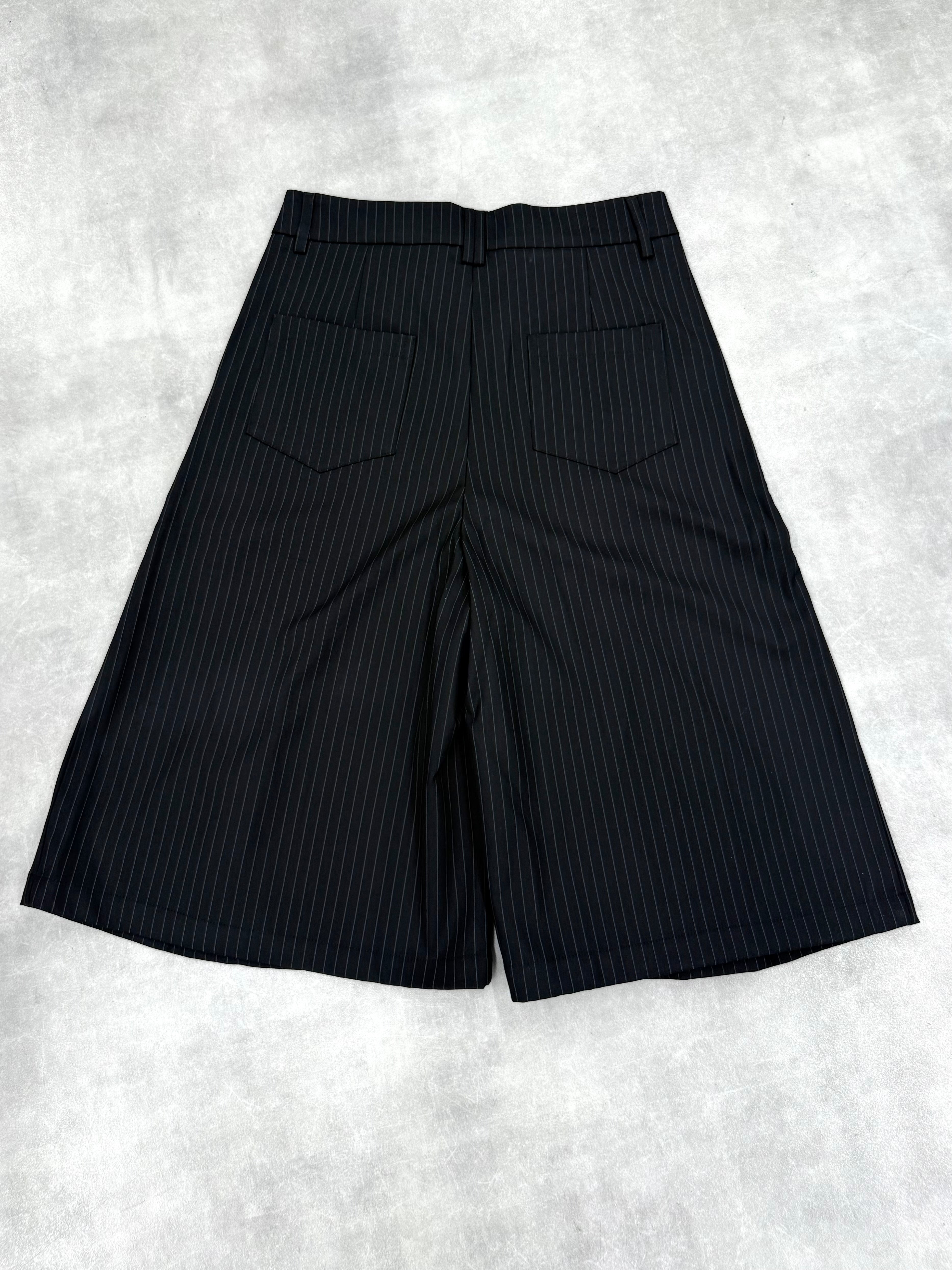 7/17 20:00 発売 国際配送【Nerd out XU】seven point stripe wide leg pants (2color)