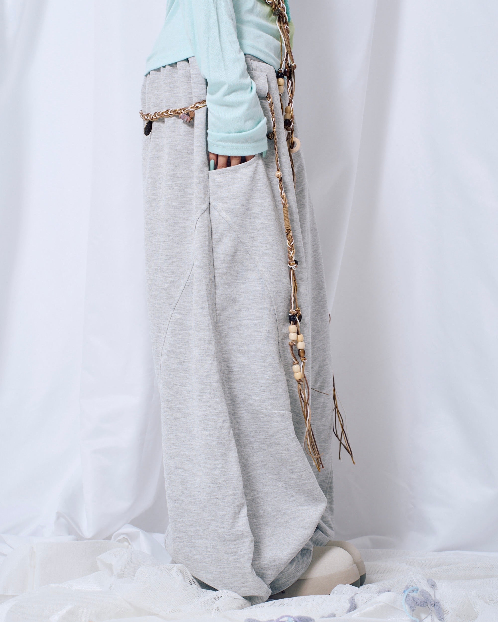 9/25 20:00 発売【Nerd out XU】nomad rope sweat pants