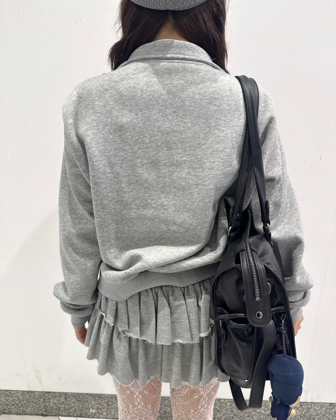 大阪店 WEB限定 受注制【Never mind the XU】Noir Napoleon Zip Top