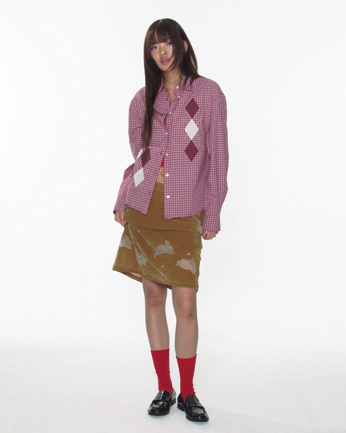 【CRANK】ARGYLE CHECK SHIRTS