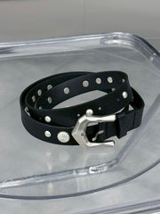 3/1 20:00発売 受注制【nmtc +】buckle belt / 【エヌエムティーシープラス】バックルベルト