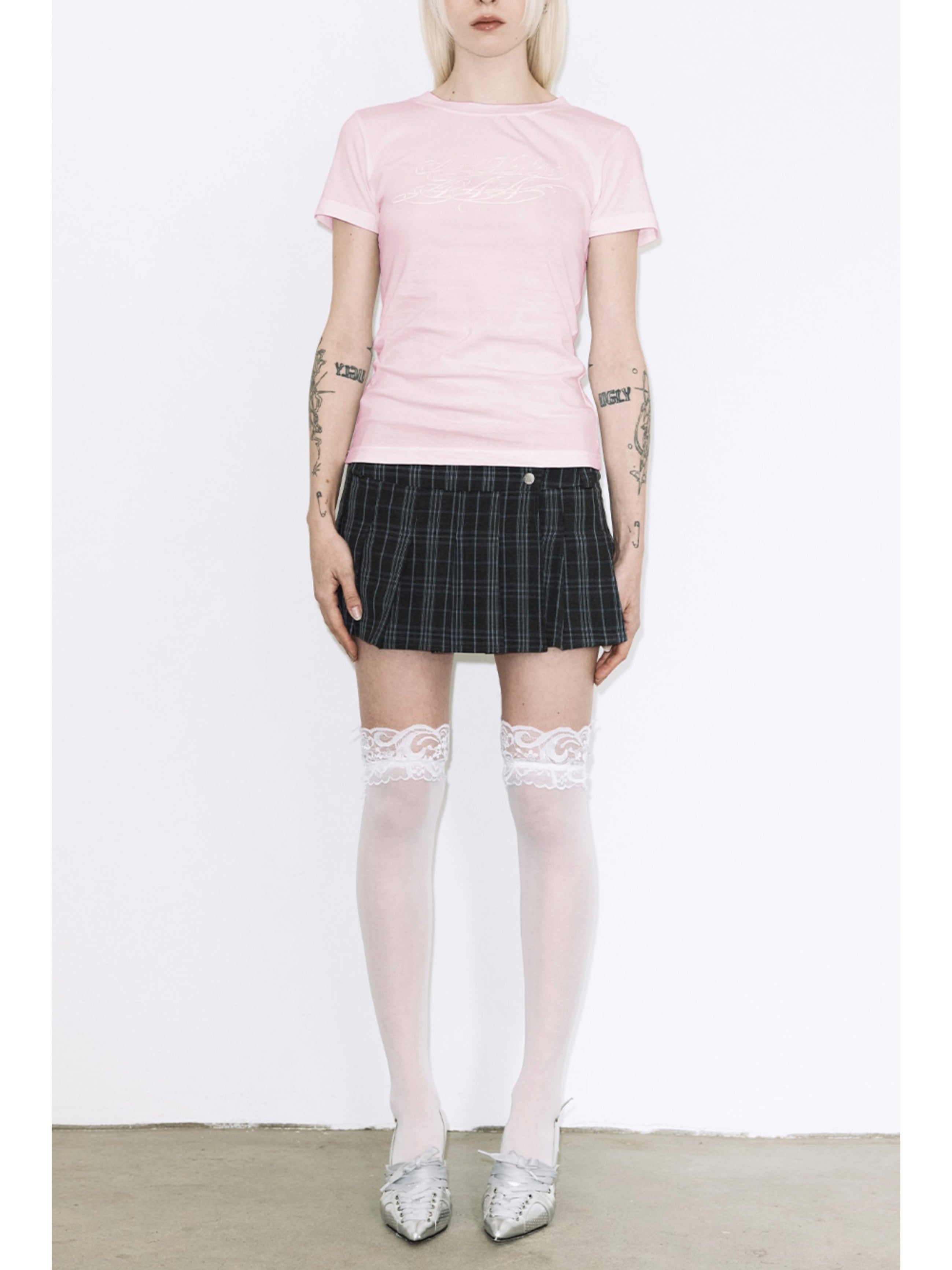 【FANCY CLUB】BACK CROSS TEE