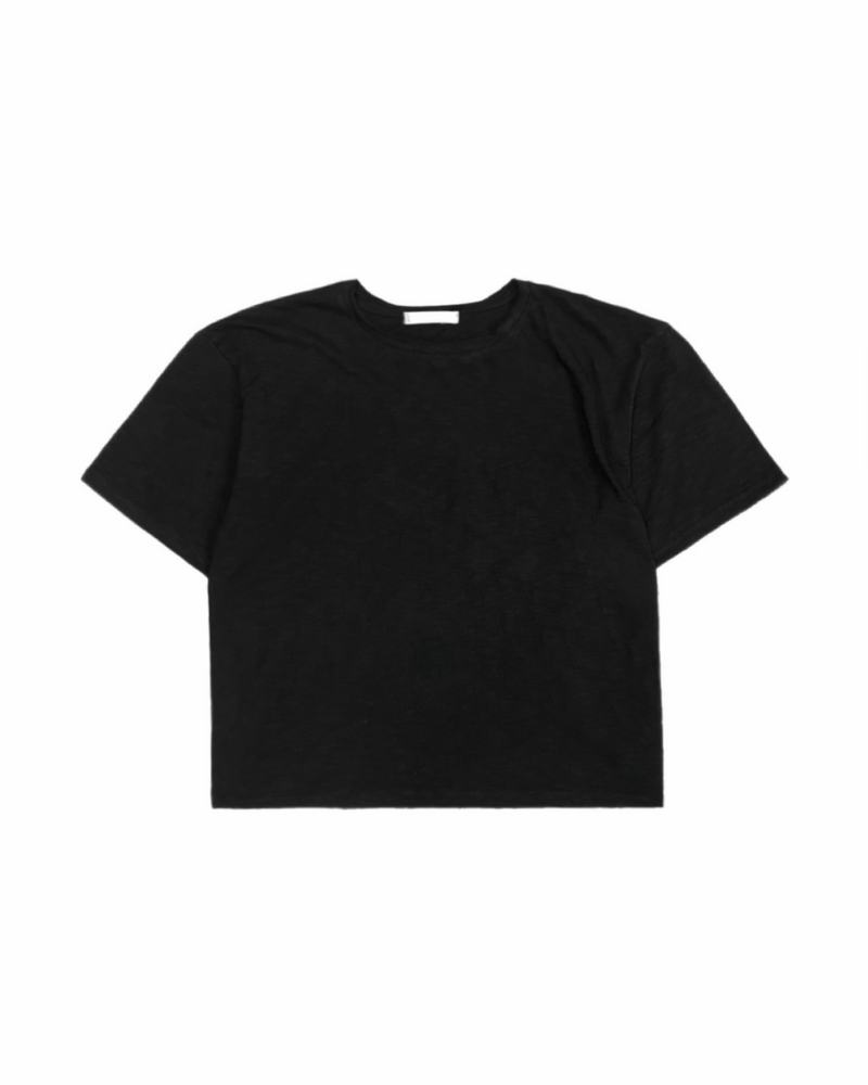 受注制【Chikashitsu +】sheer cotton box half sleeve (4color)