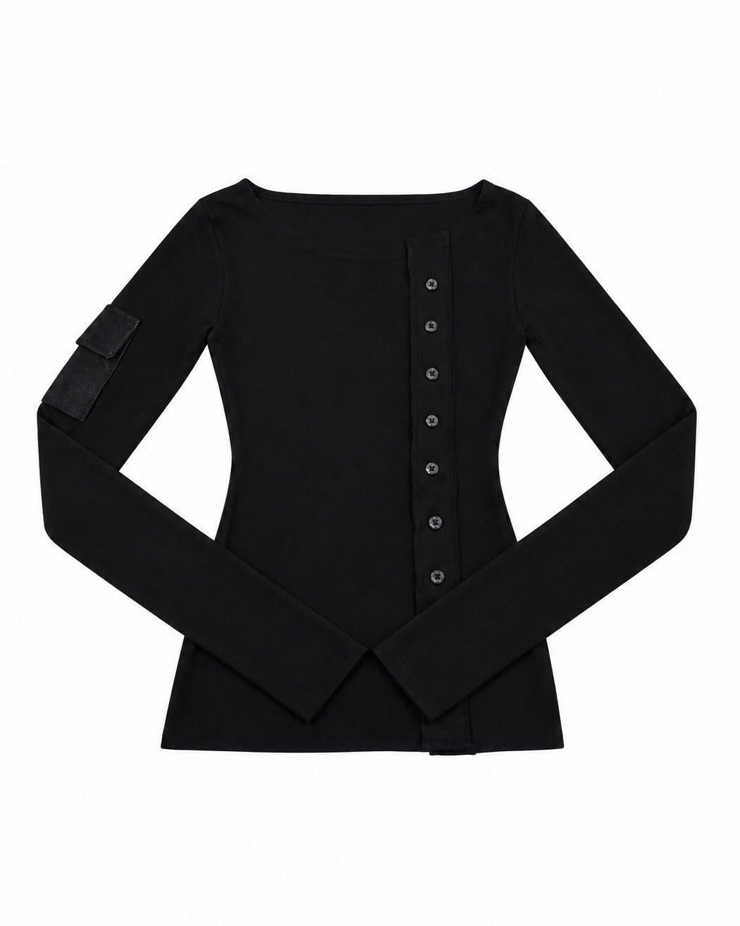 受注制【nmtc+】Double Button Rib Cardigan (2color)