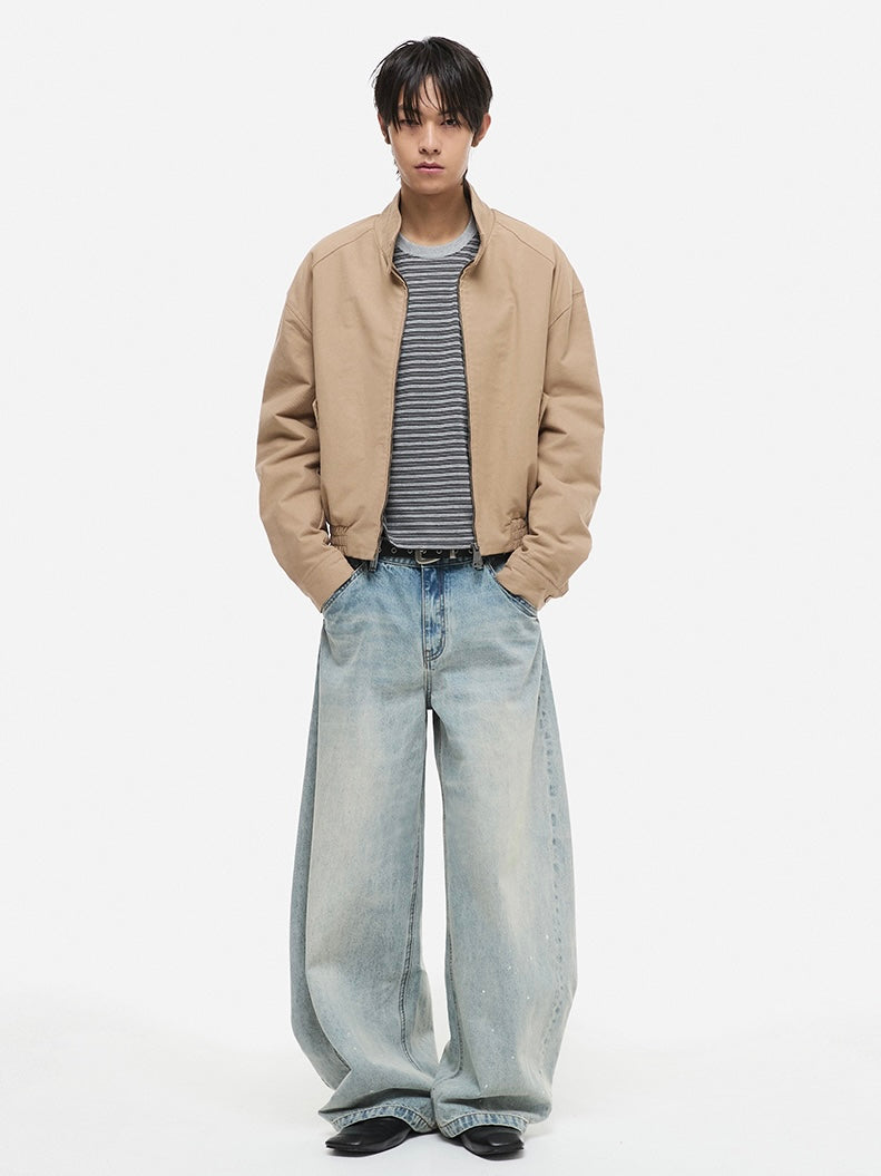【DNSR】Painting Curved Denim Pants