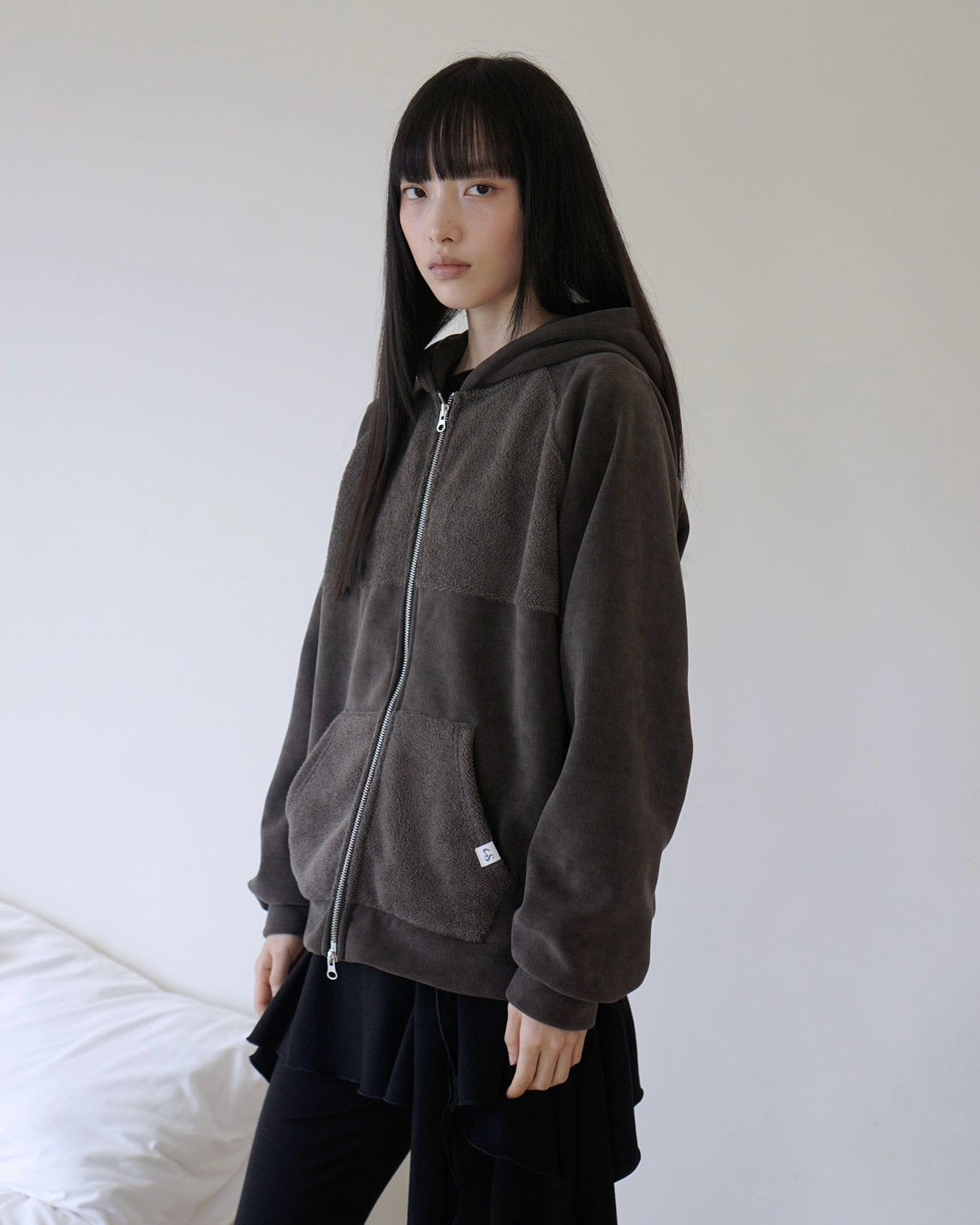 【Uglyshadow】FLEECE HOODIE ZIP-UP