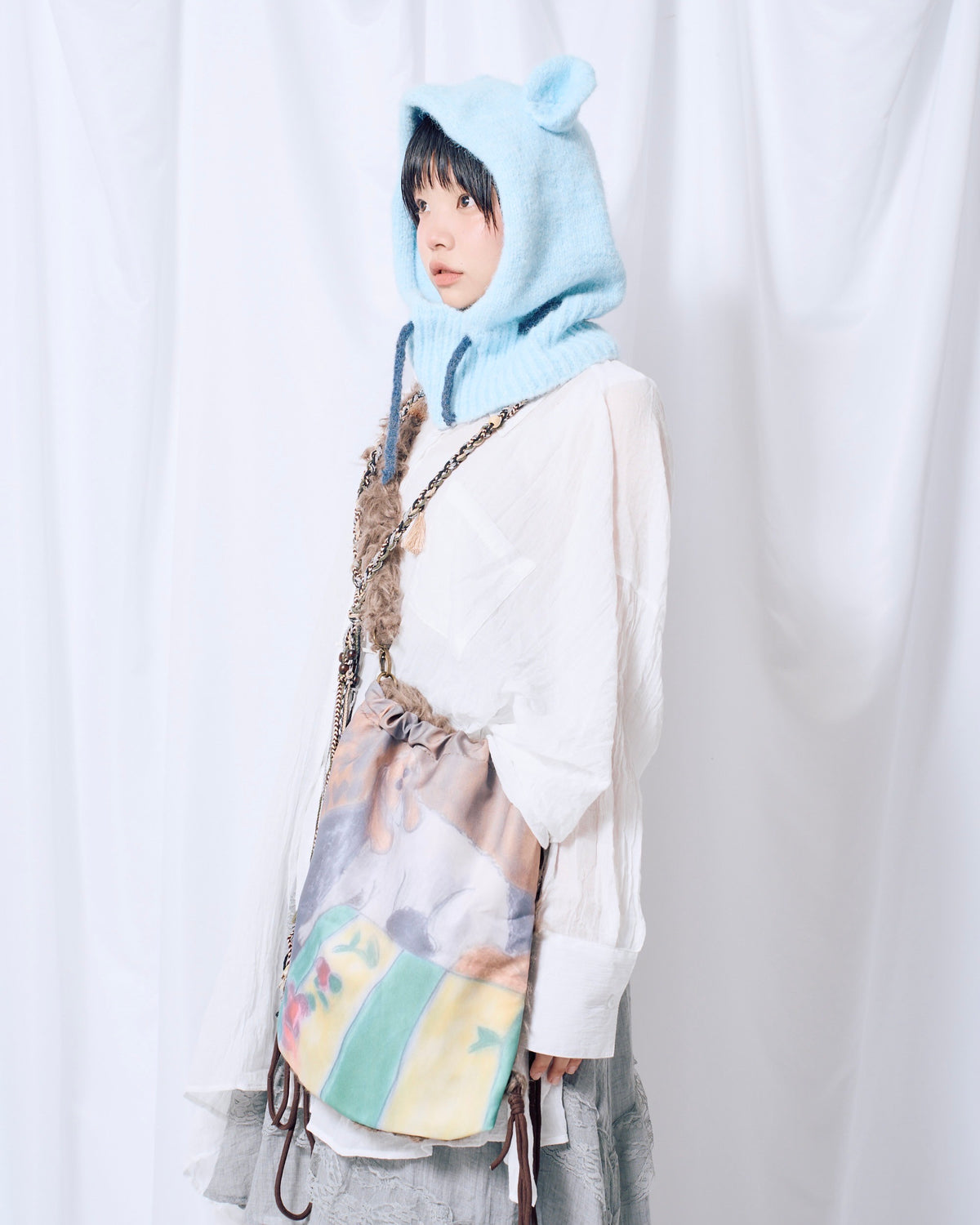 9/18 20:00 発売
国際配送【Nerd out XU】Kumasan Knit Balaclava