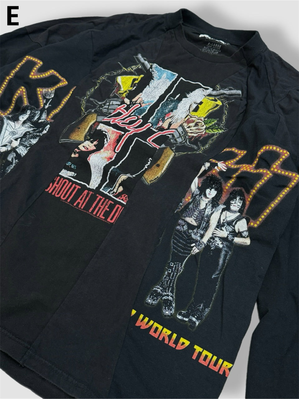 【Re +】cutting switch long sleeve (black)