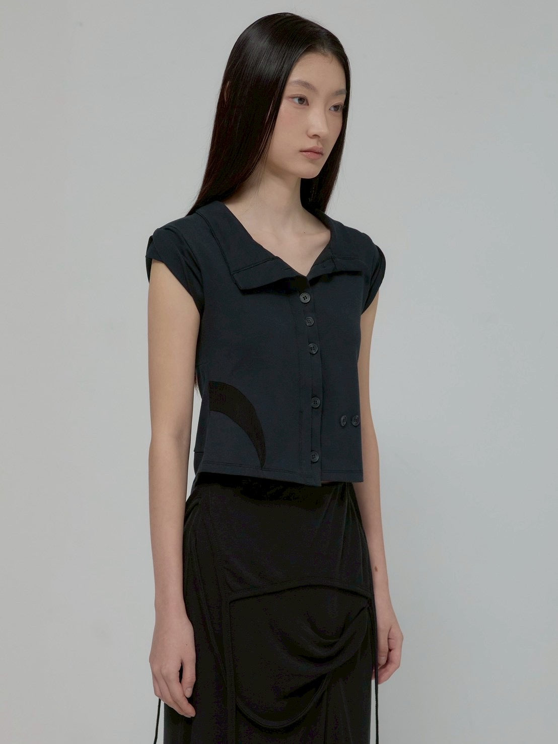 6/22 21:00発売【FLAREUP】Paneled Half Shirts