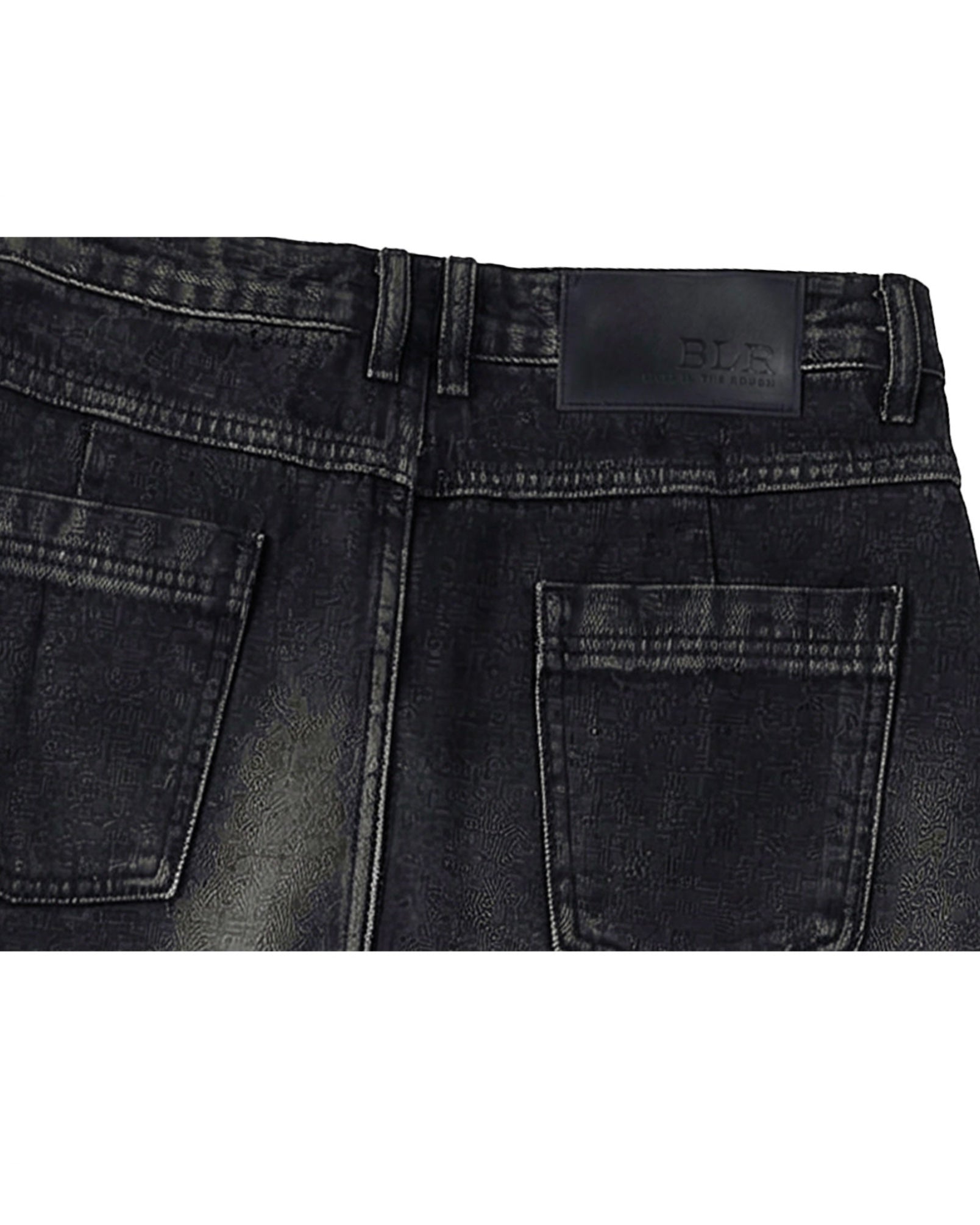 【BLR BLUER】Marked Silence Denim Pants