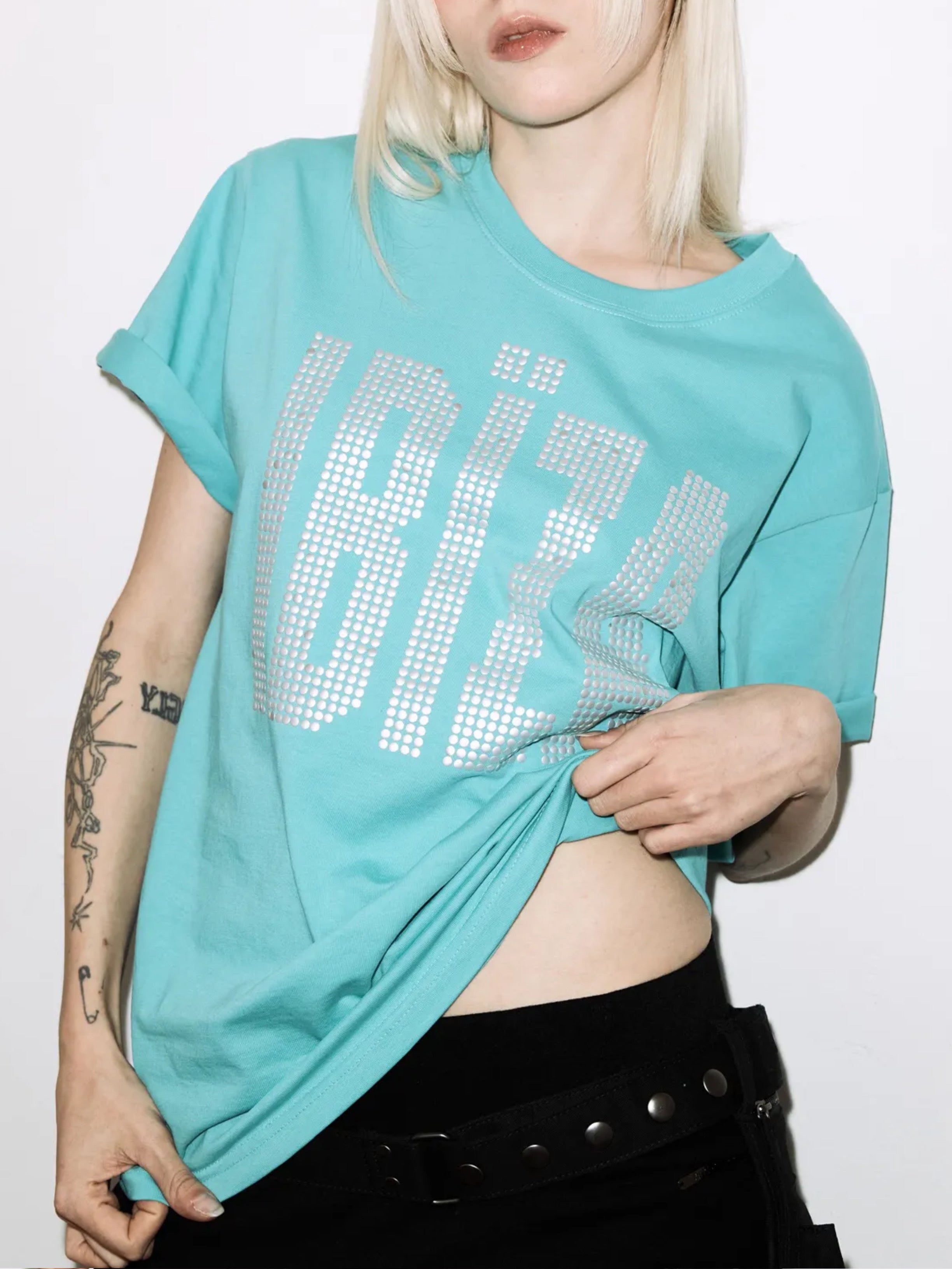 【FANCY CLUB】IBIZA RHINESTONE TEE