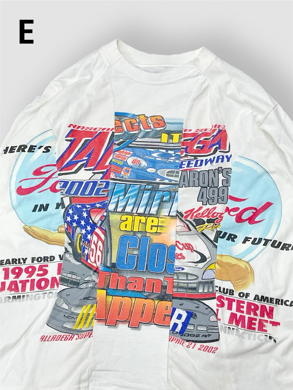 【Re +】cutting switch long sleeve (white)