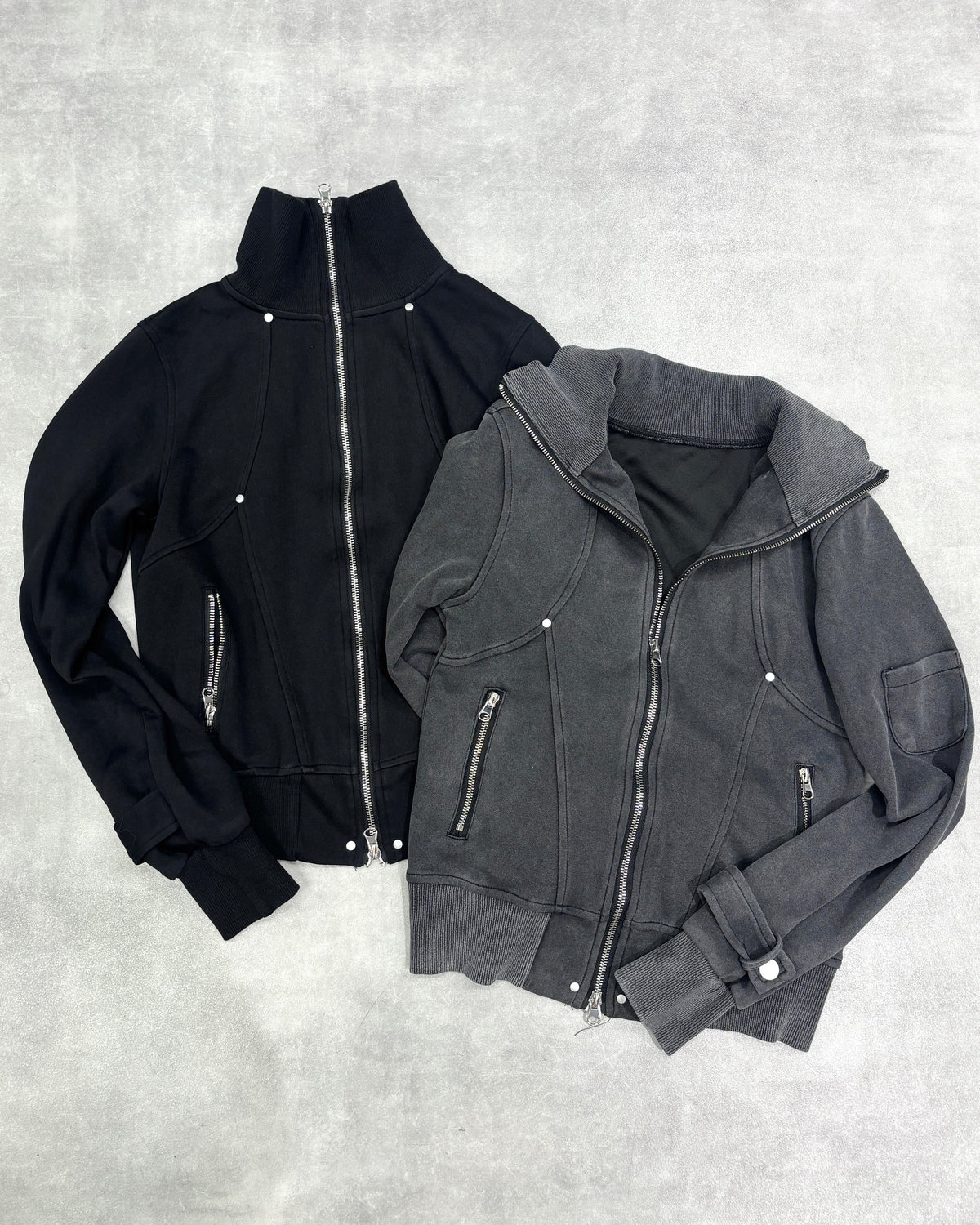 名古屋店WEB限定受注制【nmtc+】Rivet Panel Zip Jacket (2color)