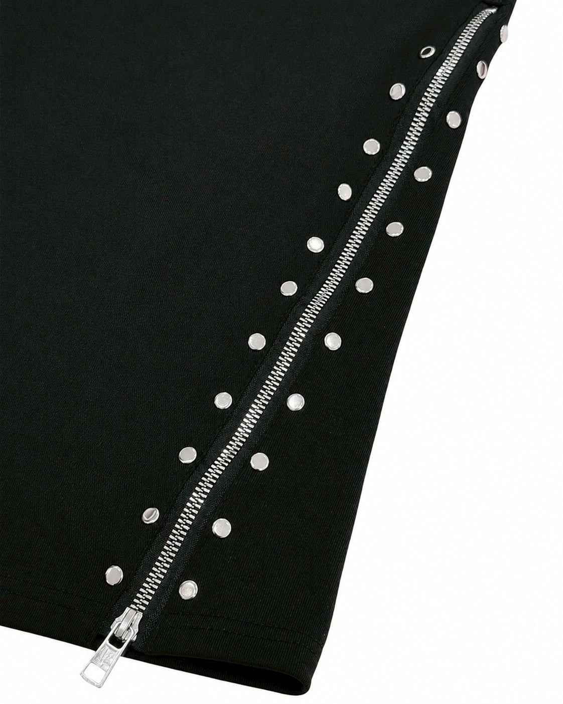 渋谷109店WEB限定受注制【nmtc+】Studded Asymmetrical Off-Shoulder Top