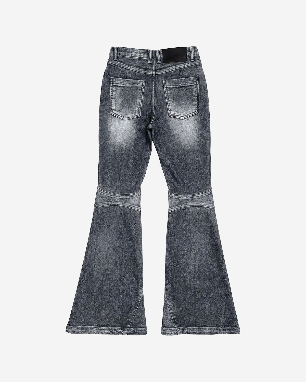 【BLR BLUER】Crush Double Line Washing Denim Pants