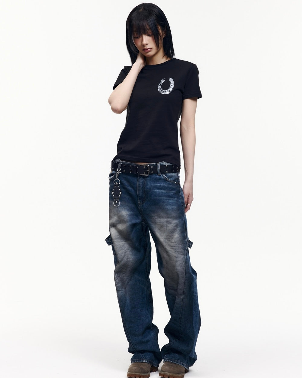 【AAKAM】Rodeo Saloon Half Top