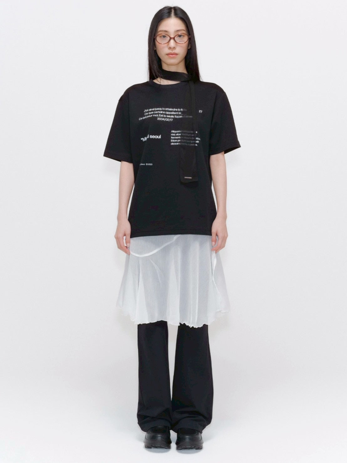 【Miseki seoul】Miseki typography short sleeves