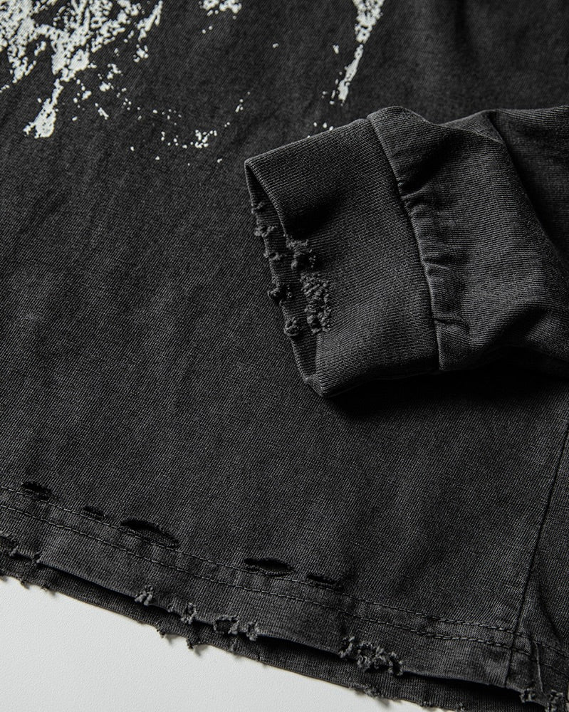 【roaringrad】Gloria Destroyed Long Sleeve