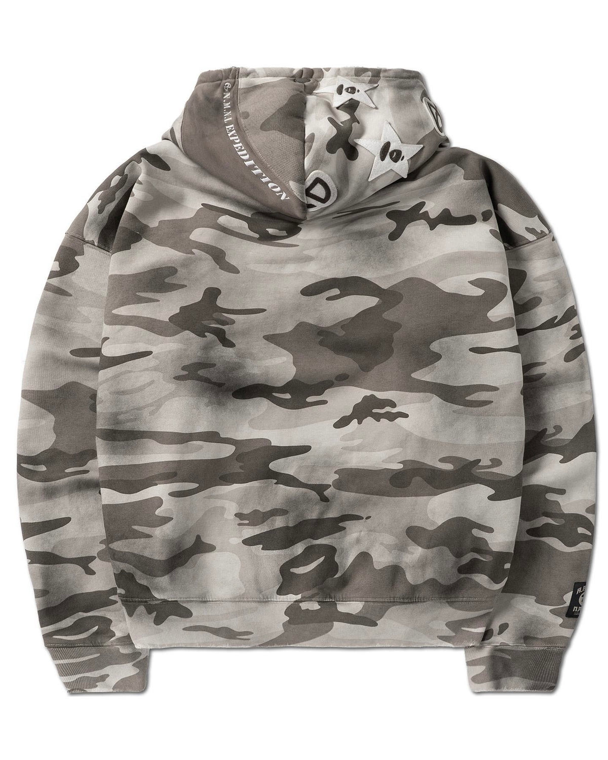 【NOMANUAL】AAPE X NMNL DOUBLE HOODED ZIP-UP(SAND CAMO)