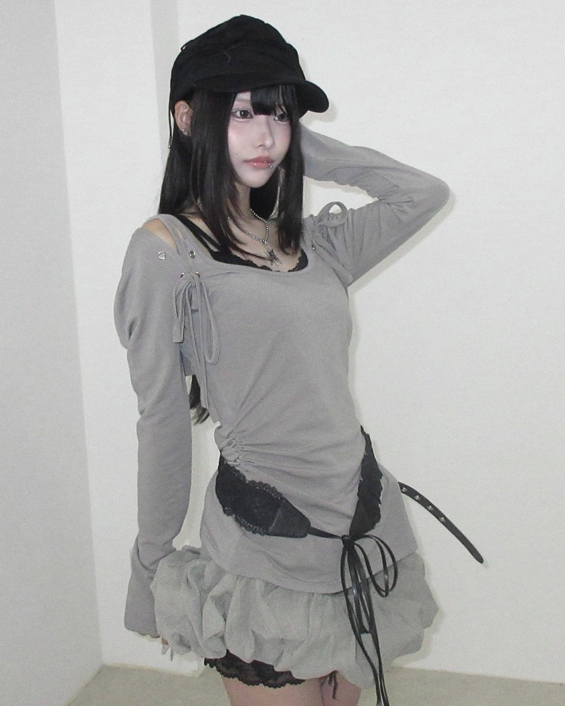 名古屋店WEB限定受注制【nmtc+】Eyelet Layered Bolero Set (3color)