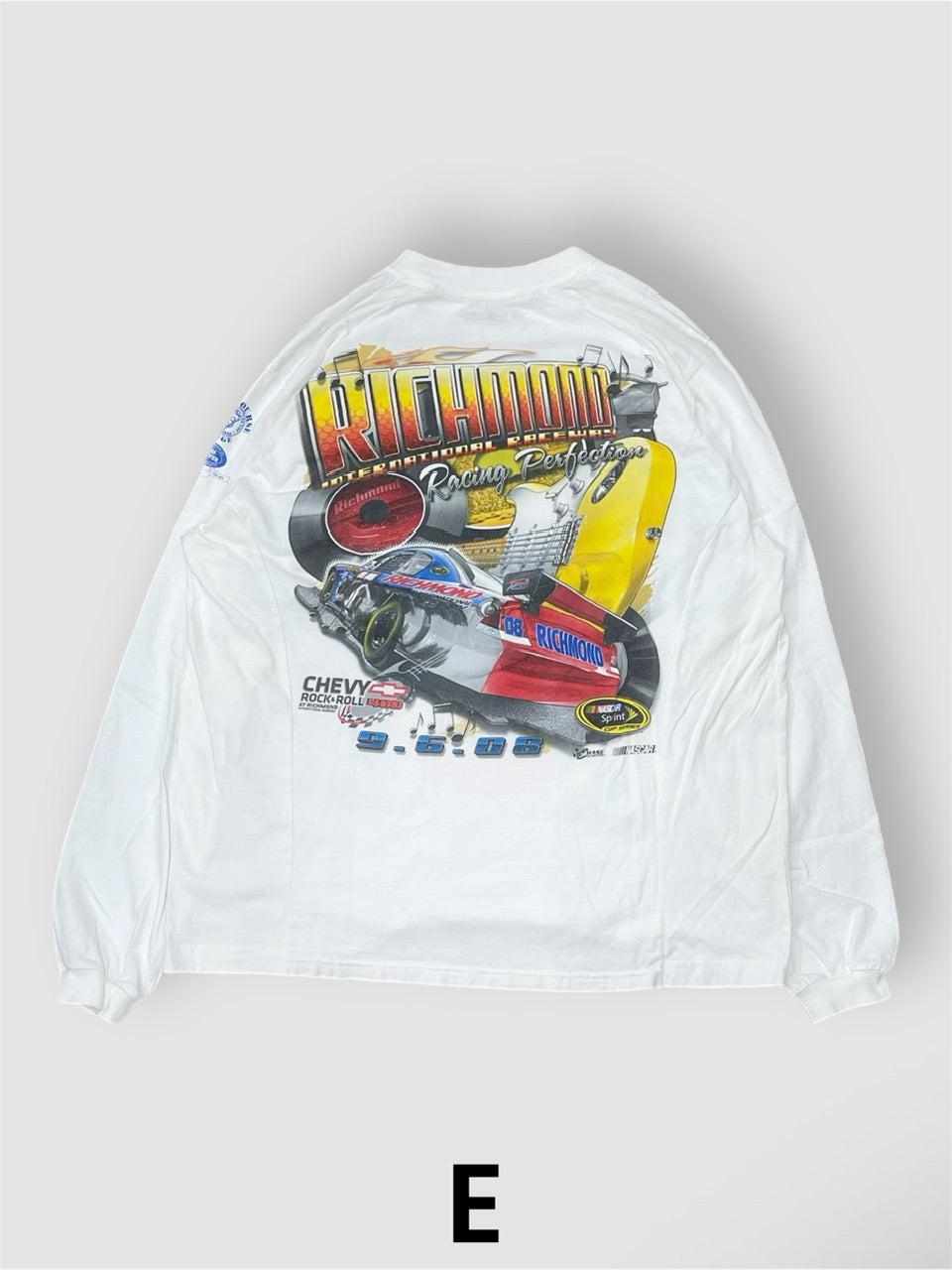 【Re +】cutting switch long sleeve (white)