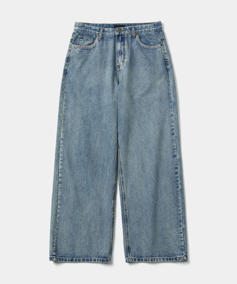 【DNSR】Spider Stitch Denim Pants