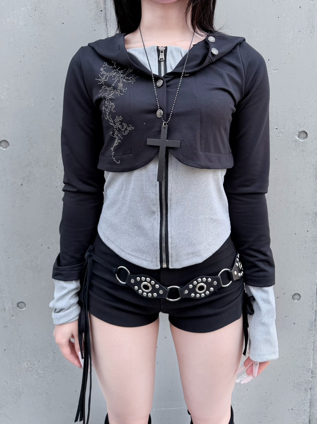 受注制【nmtc +】side gather shorts (2color)