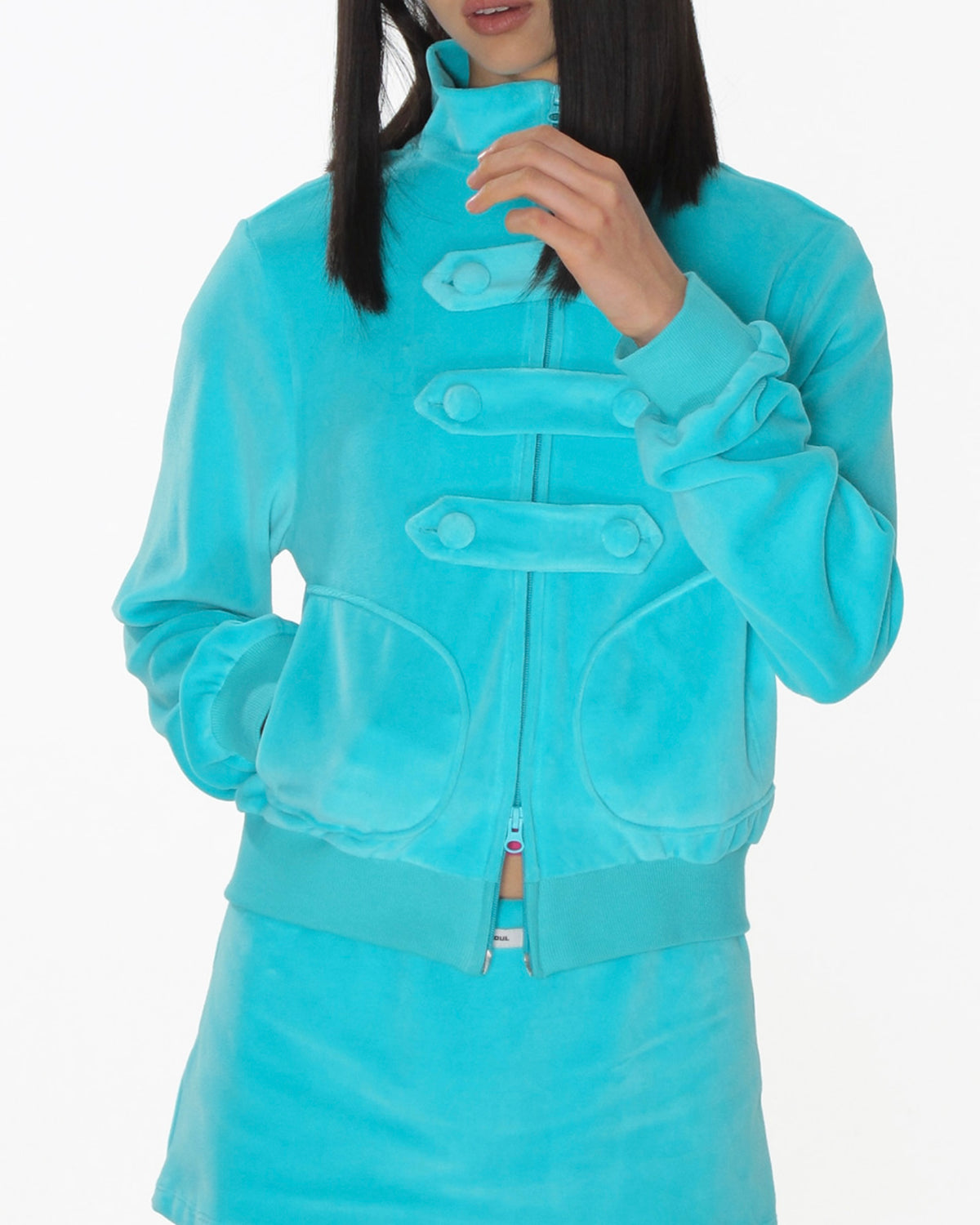 【CRANK】TOGGLE TERRY ZIP-UP
